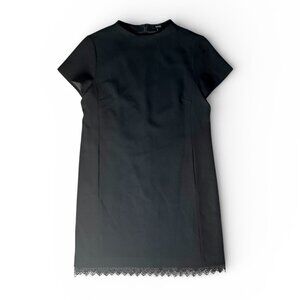 Theory Black Mini Sheath Dress Women's Size 12